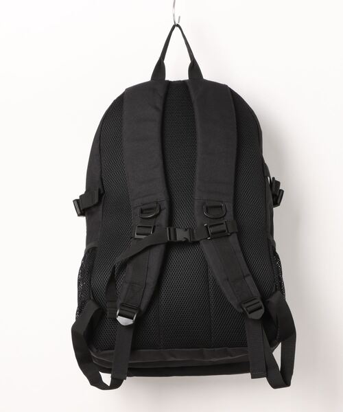 YAKPAK（ヤックパック）の「【YAKPAK】W POCKET BACKPACK　大容量/A4B4収納可（バックパック/リュック・メンズ・ブラック・ﾌﾘ-）」の2枚目の写真