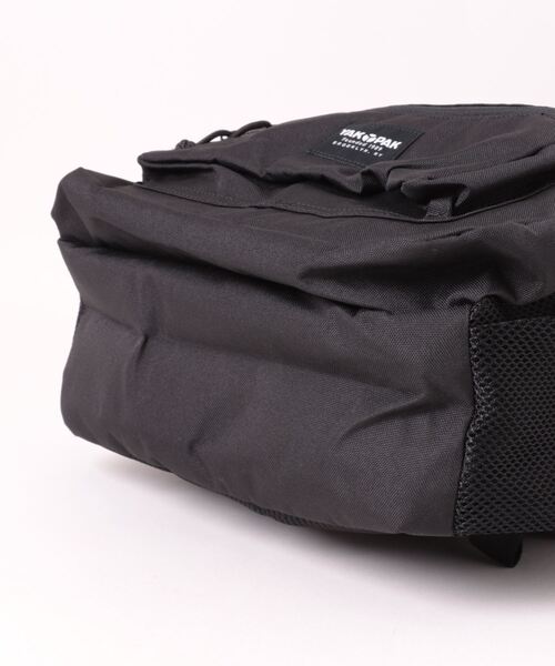 YAKPAK（ヤックパック）の「【YAKPAK】W POCKET BACKPACK　大容量/A4B4収納可（バックパック/リュック・メンズ・ブラック・ﾌﾘ-）」の3枚目の写真