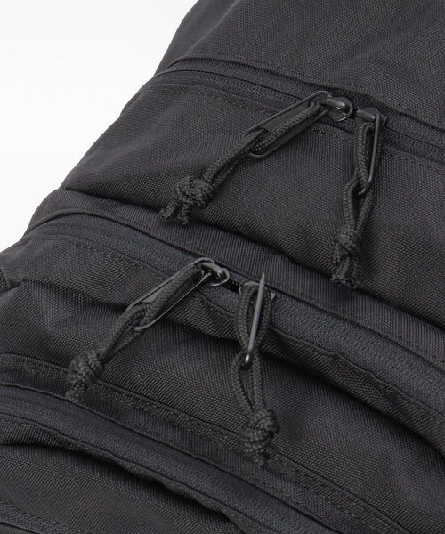 YAKPAK（ヤックパック）の「【YAKPAK】W POCKET BACKPACK　大容量/A4B4収納可（バックパック/リュック・メンズ・ブラック・ﾌﾘ-）」の14枚目の写真