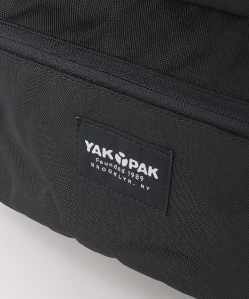 YAKPAK（ヤックパック）の「【YAKPAK】W POCKET BACKPACK　大容量/A4B4収納可（バックパック/リュック・メンズ・ブラック・ﾌﾘ-）」の19枚目の写真