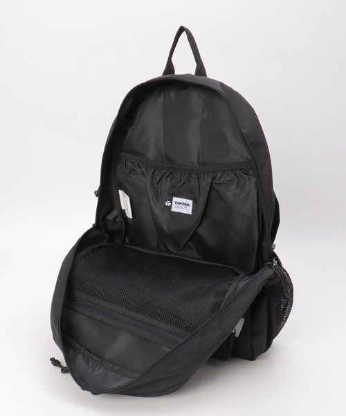 YAKPAK（ヤックパック）の「【YAKPAK】W POCKET BACKPACK　大容量/A4B4収納可（バックパック/リュック・メンズ・ブラック・ﾌﾘ-）」の22枚目の写真