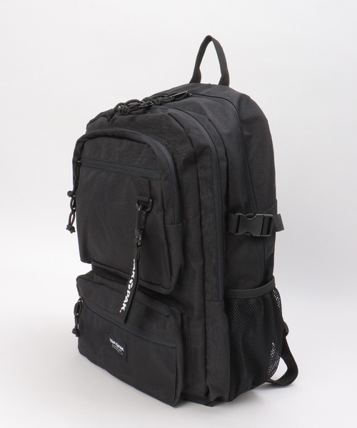 YAKPAK（ヤックパック）の「【YAKPAK】W POCKET BACKPACK　大容量/A4B4収納可（バックパック/リュック・メンズ・ブラック・ﾌﾘ-）」の11枚目の写真