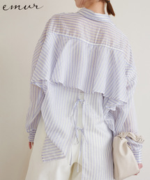 ROPE' PICNIC | 【emur/エミュール】ラメストライプバックシャンブラウス(シャツ/ブラウス)
