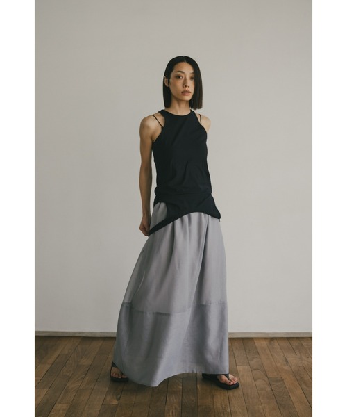 STYLEMIXER(スタイルミキサー)の「シアーランタンスカート(スカート・レディース・ホワイト/グレー/ブラック・SMALL/MEDIUM)」の13枚目の写真