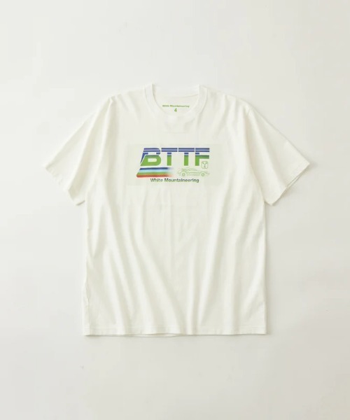WHITE MOUNTAINEERING(ホワイトマウンテニアリング)の「BTTF T-SHIRT(Tシャツ/カットソー・メンズ・ブラック/ホワイト・4/3/2)」の1枚目の写真