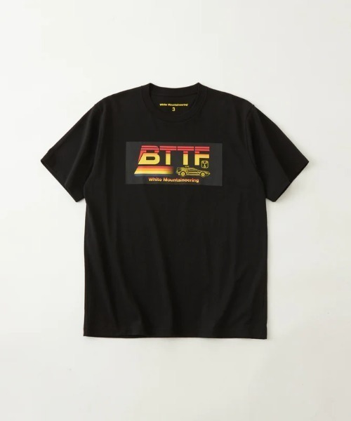 WHITE MOUNTAINEERING(ホワイトマウンテニアリング)の「BTTF T-SHIRT(Tシャツ/カットソー・メンズ・ブラック/ホワイト・4/3/2)」の2枚目の写真
