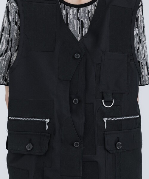 IHNN（イン）の「【IHNN/イン】BONDING FISHING VEST（ベスト・レディース・ベージュ/ブラック・FREE）」の20枚目の写真