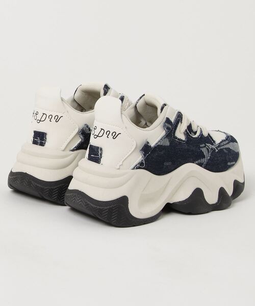 Nana(ナナ)（ナナ）の「ボリュームソールデニムスニーカー（スニーカー