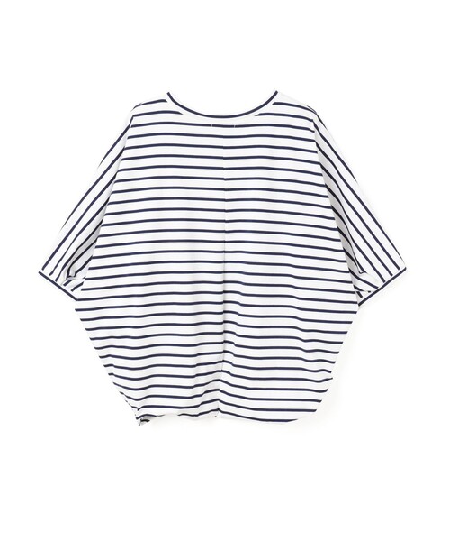 mizuiroind(ミズイロインド)の「mizuiro ind ボーダードルマンコクーンプルオーバー(Tシャツ/カットソー・レディース・ブルー/ネイビー/ブラック・FREE)」の19枚目の写真