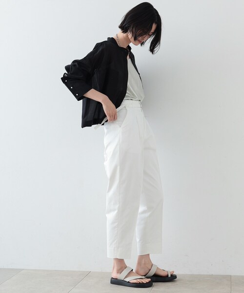 GALLEST（ギャレスト）の「◆【MOHI】フラットレザーサンダル（サンダル・レディース・ブラック/アイボリー・45/35）」の12枚目の写真