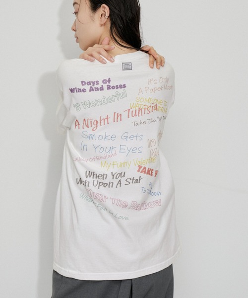 【TANGTANG for ADAM ET ROPE'】別注LETTERING ADAM ET ROPÉ FEMME(アダム エ ロペ ファム) / 【TANGTANG for