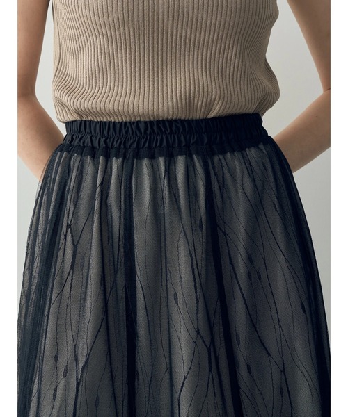 YECCA VECCA（イェッカヴェッカ）の「チュールマーメイドスカート（スカート・レディース・アイボリー/ブラック・FREE）」の21枚目の写真
