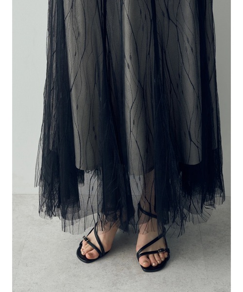 YECCA VECCA（イェッカヴェッカ）の「チュールマーメイドスカート（スカート・レディース・アイボリー/ブラック・FREE）」の20枚目の写真