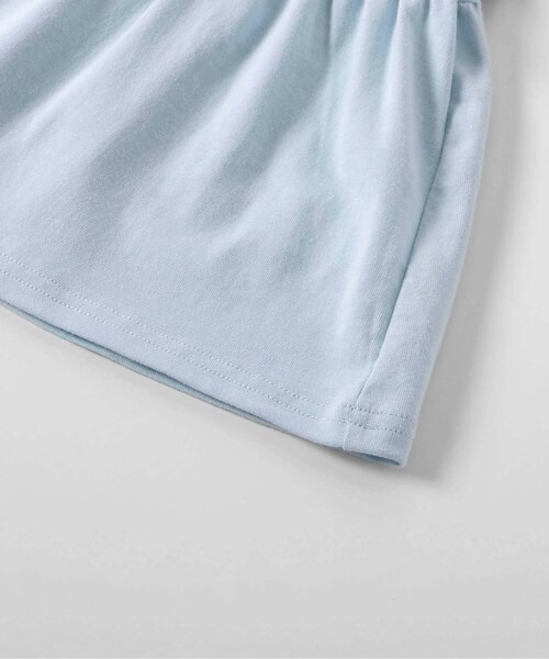 apres les cours（アプレレクール）の「ペプラムパフスリーブトップス（Tシャツ/カットソー・キッズ・ピンク/ネイビー/ドット/ブラック/サックスブルー・110/100/80/140/130/120/90）」の10枚目の写真