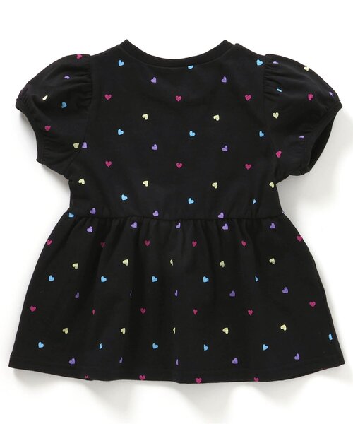 apres les cours（アプレレクール）の「ペプラムパフスリーブトップス（Tシャツ/カットソー・キッズ・ピンク/ネイビー/ドット/ブラック/サックスブルー・110/100/80/140/130/120/90）」の11枚目の写真