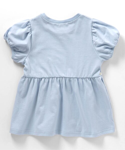 apres les cours（アプレレクール）の「ペプラムパフスリーブトップス（Tシャツ/カットソー・キッズ・ピンク/ネイビー/ドット/ブラック/サックスブルー・110/100/80/140/130/120/90）」の15枚目の写真