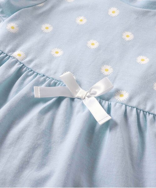 apres les cours（アプレレクール）の「ペプラムパフスリーブトップス（Tシャツ/カットソー・キッズ・ピンク/ネイビー/ドット/ブラック/サックスブルー・110/100/80/140/130/120/90）」の18枚目の写真