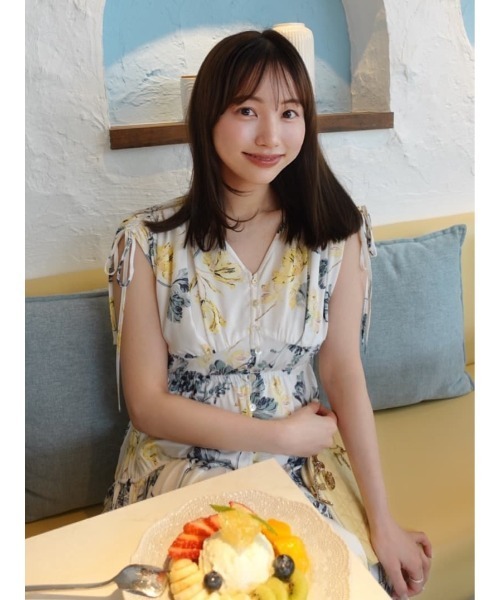 Her lip to(ハーリップトゥー)の「Full Of Love Long Dress(ワンピース・レディース・グリーン系/ラベンダー/ミント/イエロー系・M/S/XS)」の17枚目の写真