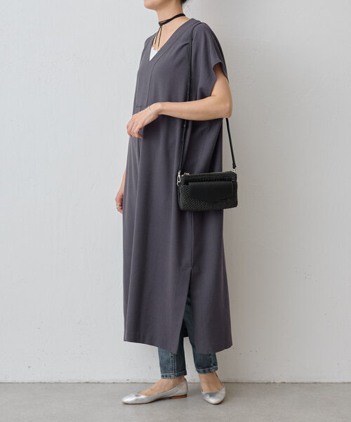 BEARDSLEY（ビアズリー）の「麻調カフタンワンピース（ワンピース