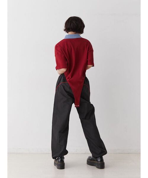 jouetie（ジュエティ）の「パイピングイージーパンツ（その他パンツ・レディース・ピンク/シルバー/オフホワイト/ブラック・MEDIUM）」の14枚目の写真