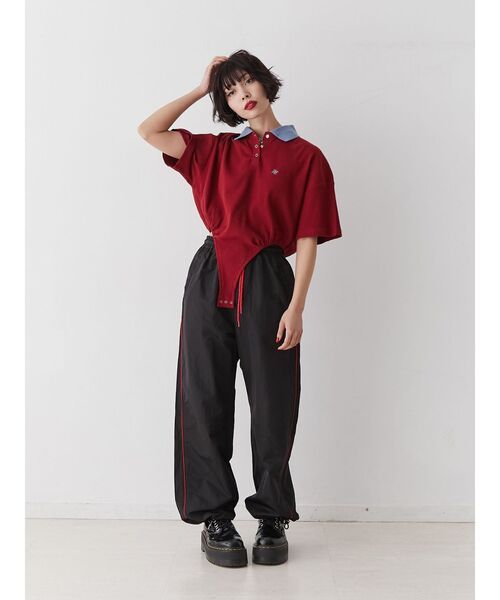 jouetie（ジュエティ）の「パイピングイージーパンツ（その他パンツ・レディース・ピンク/シルバー/オフホワイト/ブラック・MEDIUM）」の16枚目の写真