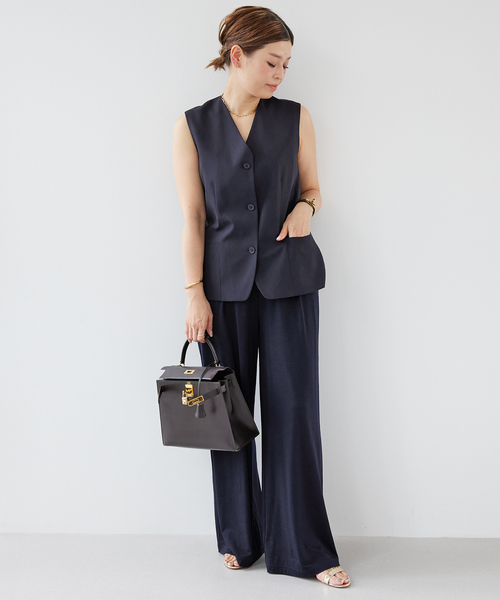 Deuxieme Classe(ドゥーズィエムクラス)の「【KALLMEYER/カルメイヤー】SUIT VEST(その他アウター・レディース・ネイビー・36)」の5枚目の写真