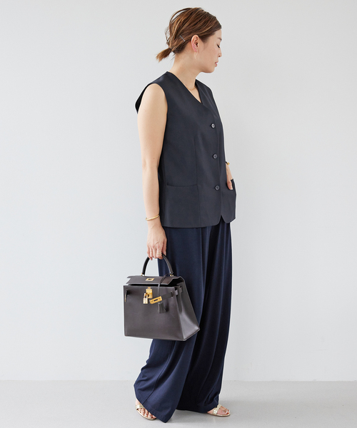 Deuxieme Classe(ドゥーズィエムクラス)の「【KALLMEYER/カルメイヤー】SUIT VEST(その他アウター・レディース・ネイビー・36)」の6枚目の写真