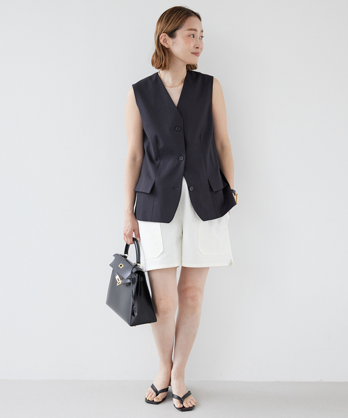 Deuxieme Classe(ドゥーズィエムクラス)の「【KALLMEYER/カルメイヤー】SUIT VEST(その他アウター・レディース・ネイビー・36)」の9枚目の写真