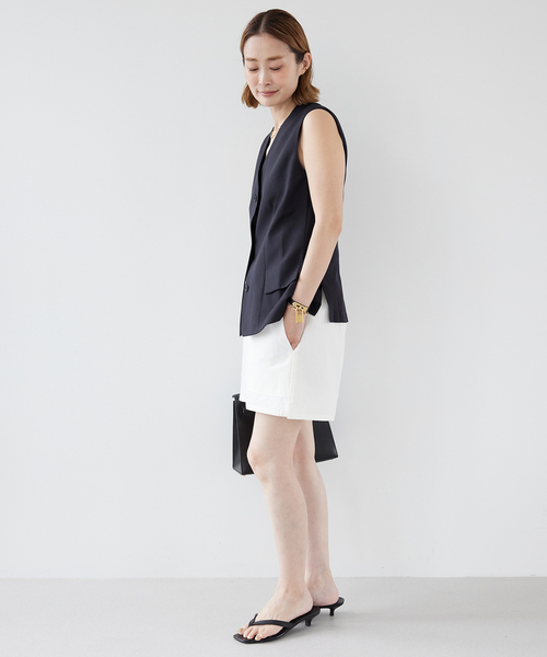 Deuxieme Classe(ドゥーズィエムクラス)の「【KALLMEYER/カルメイヤー】SUIT VEST(その他アウター・レディース・ネイビー・36)」の10枚目の写真