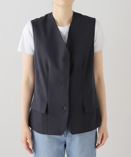 Deuxieme Classe(ドゥーズィエムクラス)の「【KALLMEYER/カルメイヤー】SUIT VEST(その他アウター・レディース・ネイビー・36)」の12枚目の写真