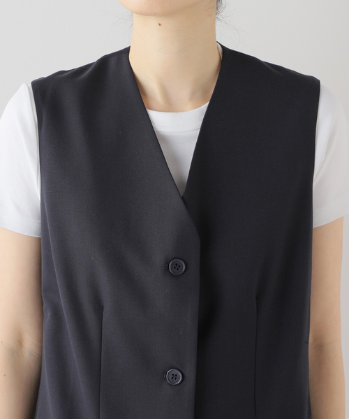 Deuxieme Classe(ドゥーズィエムクラス)の「【KALLMEYER/カルメイヤー】SUIT VEST(その他アウター・レディース・ネイビー・36)」の15枚目の写真