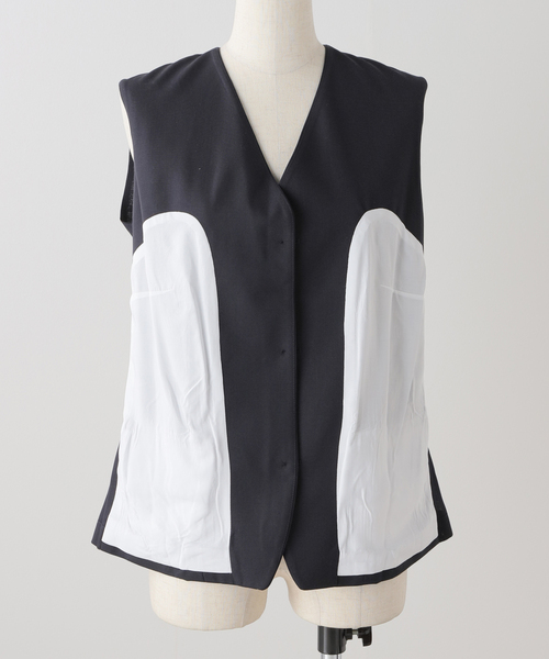 Deuxieme Classe(ドゥーズィエムクラス)の「【KALLMEYER/カルメイヤー】SUIT VEST(その他アウター・レディース・ネイビー・36)」の22枚目の写真