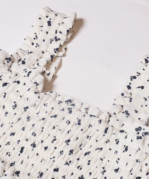 coca（coca）（コカ）の「シャーリングフリルオールインワン（つなぎ/オールインワン・レディース・A/ブラック/ネイビー/B・L/M）」の21枚目の写真