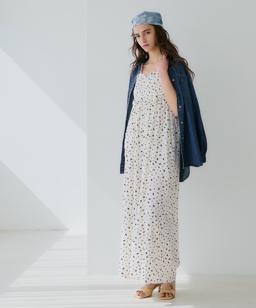 coca（coca）（コカ）の「シャーリングフリルオールインワン（つなぎ/オールインワン・レディース・A/ブラック/ネイビー/B・L/M）」の16枚目の写真