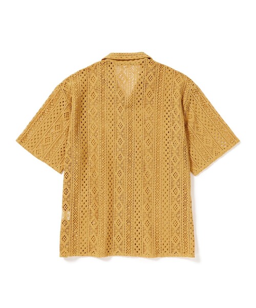 B:MING by BEAMS（ビーミングバイビームス）の「B:MING by BEAMS / レース オープンカラー シャツ（シャツ/ブラウス・メンズ・イエロー系その他5/ブラック・LARGE/MEDIUM/X-LARGE/SMALL）」の17枚目の写真