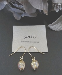 【soill】小さくて光をとおすきらきらなsoillピアス
