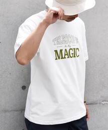 SHIPS any: ADVENTUROUS MIND プリント デザイン Tシャツ◇