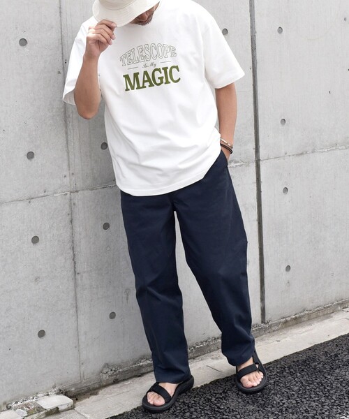 SHIPS any(シップス エニィ)の「SHIPS any: ADVENTUROUS MIND プリント デザイン Tシャツ◇(Tシャツ/カットソー・メンズ・ベージュ/ネイビー/ホワイト/ホワイト系その他・MEDIUM/LARGE)」の5枚目の写真