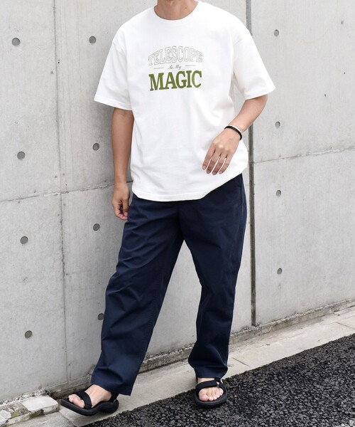 SHIPS any(シップス エニィ)の「SHIPS any: ADVENTUROUS MIND プリント デザイン Tシャツ◇(Tシャツ/カットソー・メンズ・ベージュ/ネイビー/ホワイト/ホワイト系その他・MEDIUM/LARGE)」の6枚目の写真