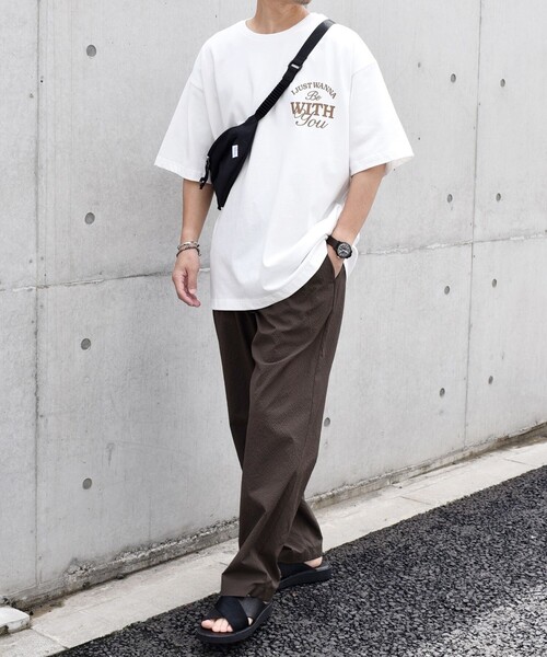 SHIPS any(シップス エニィ)の「SHIPS any: ADVENTUROUS MIND プリント デザイン Tシャツ◇(Tシャツ/カットソー・メンズ・ベージュ/ネイビー/ホワイト/ホワイト系その他・MEDIUM/LARGE)」の9枚目の写真