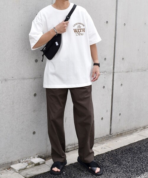 SHIPS any(シップス エニィ)の「SHIPS any: ADVENTUROUS MIND プリント デザイン Tシャツ◇(Tシャツ/カットソー・メンズ・ベージュ/ネイビー/ホワイト/ホワイト系その他・MEDIUM/LARGE)」の10枚目の写真