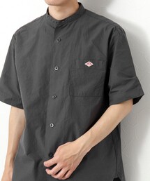 DANTON | 【DANTON/ダントン】SCL BAND COLLAR SHIRT S/S 半袖 バンドカラーシャツ(シャツ/ブラウス)