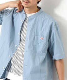 DANTON | 【DANTON/ダントン】SCL BAND COLLAR SHIRT S/S 半袖 バンドカラーシャツ(シャツ/ブラウス)