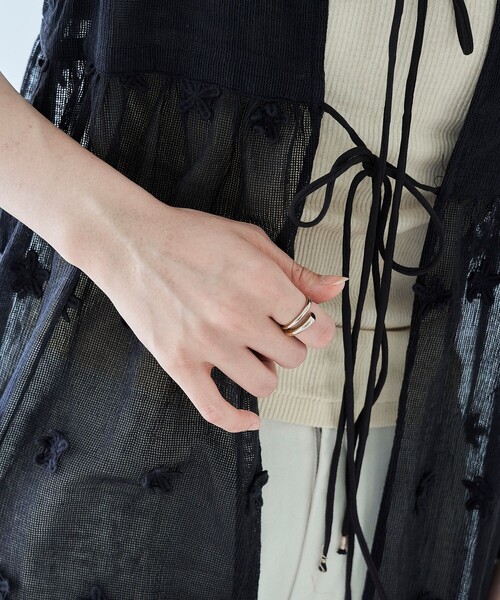 FREAK'S STORE（フリークスストア）の「esne/エスネ ダブルリング（リング・レディース・ゴールド・ONE SIZE）」の2枚目の写真