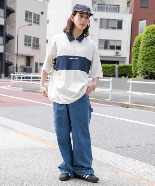 WEGO(ウィゴー)の「WEGO/ワンポイントカラーブロックプルオーバー(Tシャツ/カットソー・メンズ・オフホワイト/ライトグレー・MEDIUM/LARGE)」の18枚目の写真