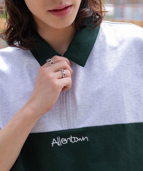 WEGO(ウィゴー)の「WEGO/ワンポイントカラーブロックプルオーバー(Tシャツ/カットソー・メンズ・オフホワイト/ライトグレー・MEDIUM/LARGE)」の21枚目の写真