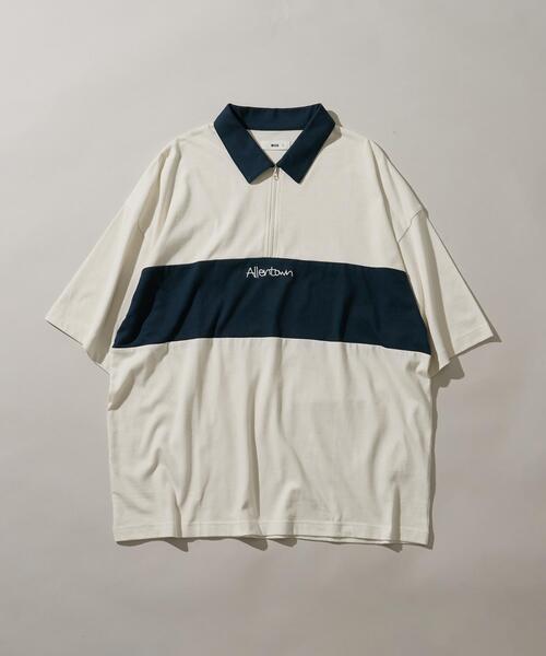WEGO(ウィゴー)の「WEGO/ワンポイントカラーブロックプルオーバー(Tシャツ/カットソー・メンズ・オフホワイト/ライトグレー・MEDIUM/LARGE)」の10枚目の写真