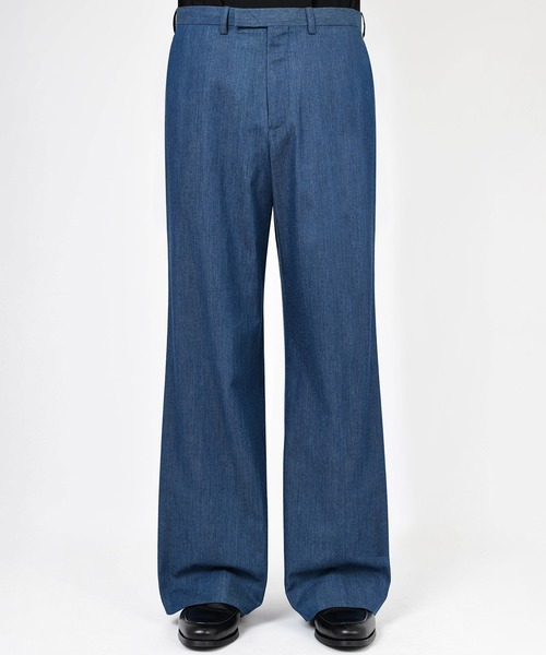 LAD MUSICIAN デニムパンツ 44 インディゴブルー メンズ LAD MUSICIAN（ラッドミュージシャン）の「4.5oz DENIM FLARE SLACKS