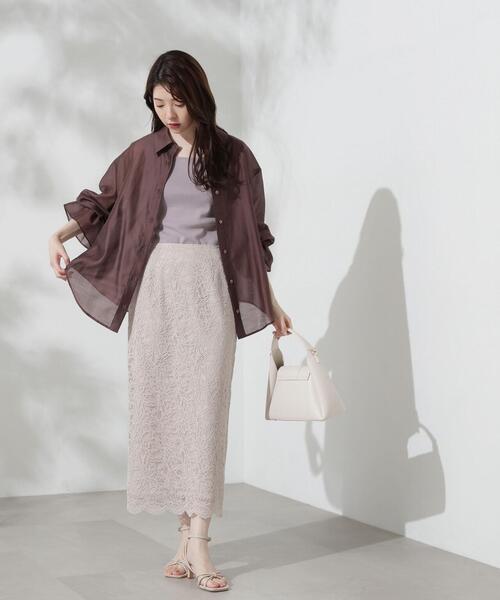 PROPORTION BODY DRESSING（プロポーションボディドレッシング）の「前後２ＷＡＹニットタンク / 1214270705（ニット/セーター・レディース・ブラウン/ホワイト系その他/グレー・FREE）」の9枚目の写真