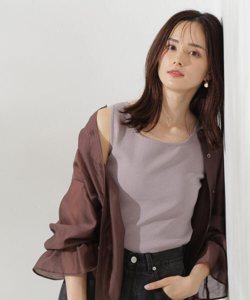 PROPORTION BODY DRESSING（プロポーションボディドレッシング）の「前後２ＷＡＹニットタンク / 1214270705（ニット/セーター・レディース・ブラウン/ホワイト系その他/グレー・FREE）」の11枚目の写真